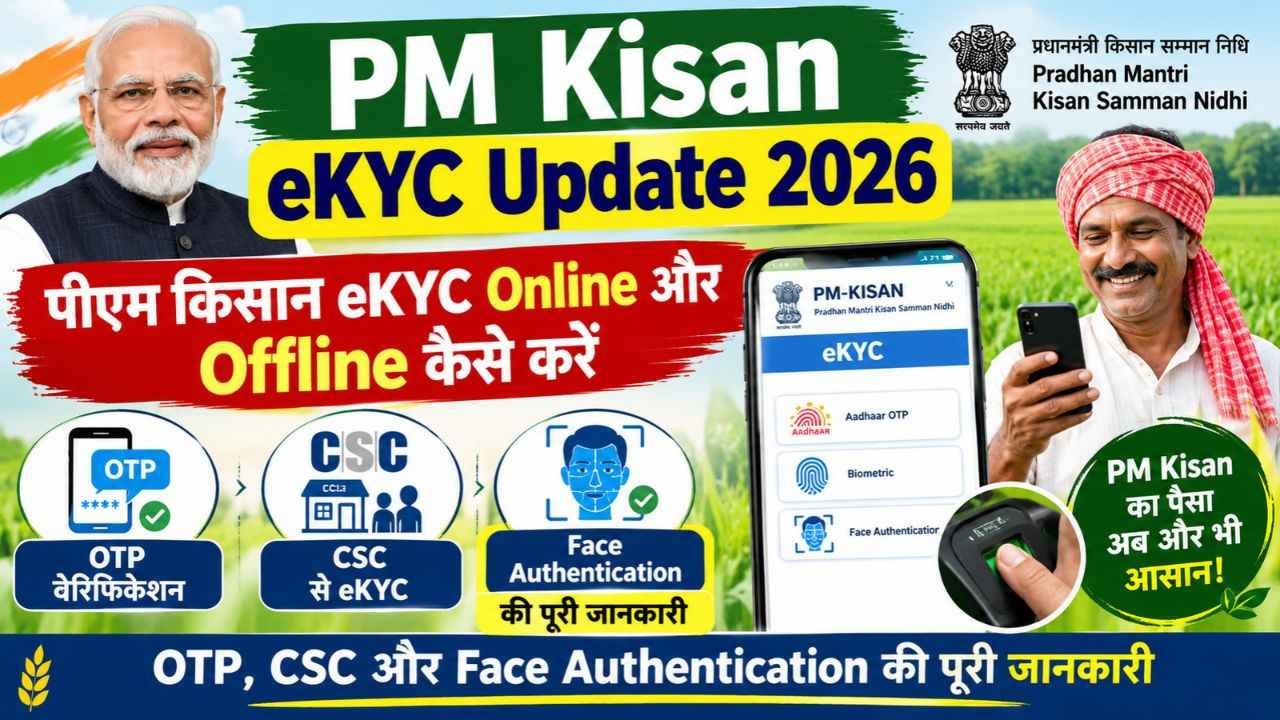 PM Kisan eKYC Update 2026